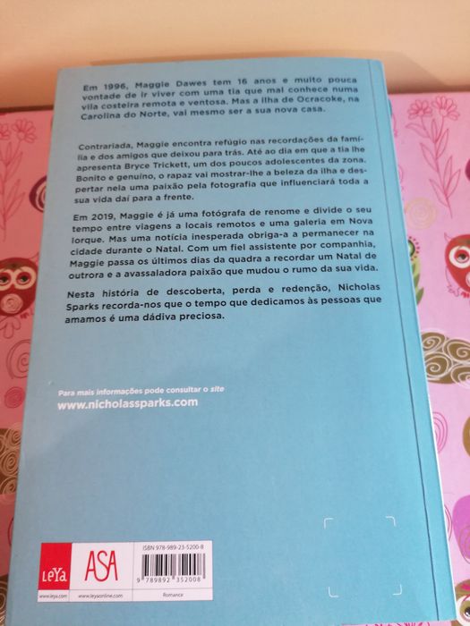 Livro de Nicholas Sparks