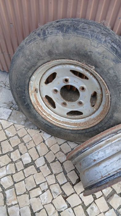 5 jantes de ferro 15/16