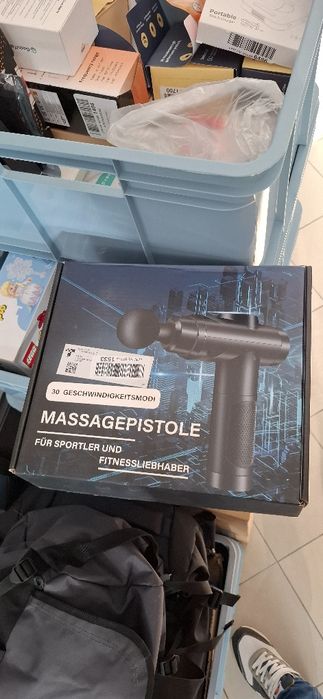 Masażer pistoletowy do ciała – 30 poziomów prędkości, 10 końcówek, ekr