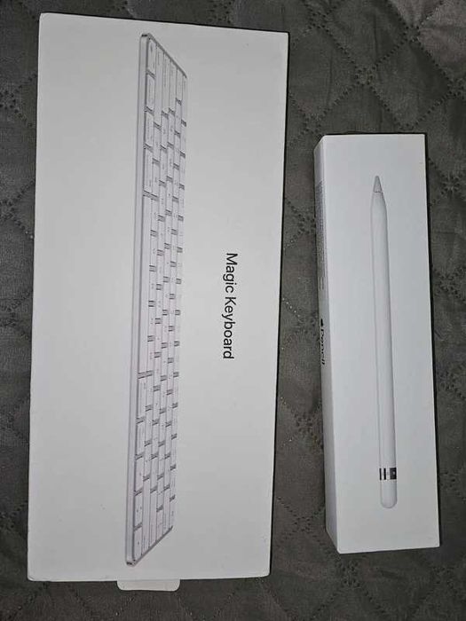 Caneta e teclado Apple