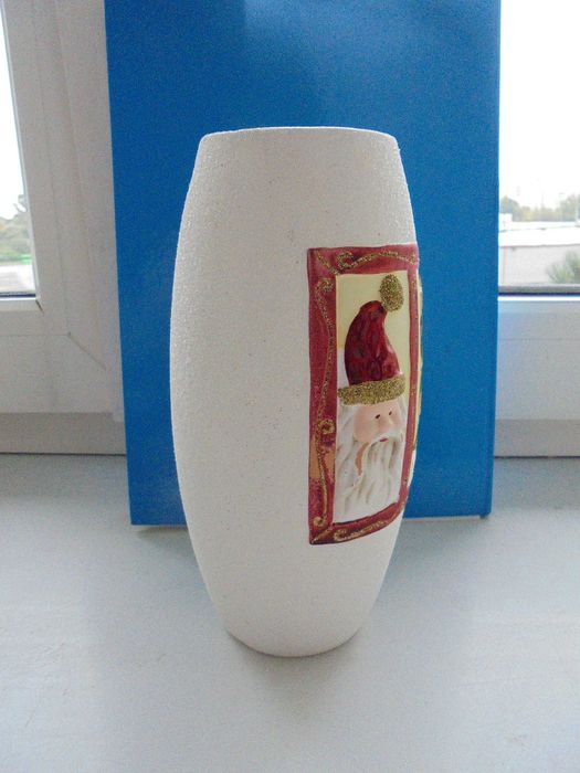 Wazon z motywem świątecznym