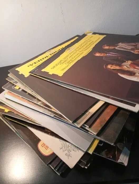 31 Discos vinil musica classica Coleção Deutsche Grammophon* Verdi, Puccini, Tchaikovsky, Beethoven, .