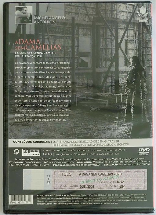 ANTONIONI - A Dama Sem Camélias