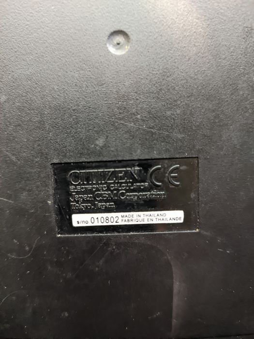 Калькулятор Citizen: 100 грн. - Прочая электроника Тепличное на Olx