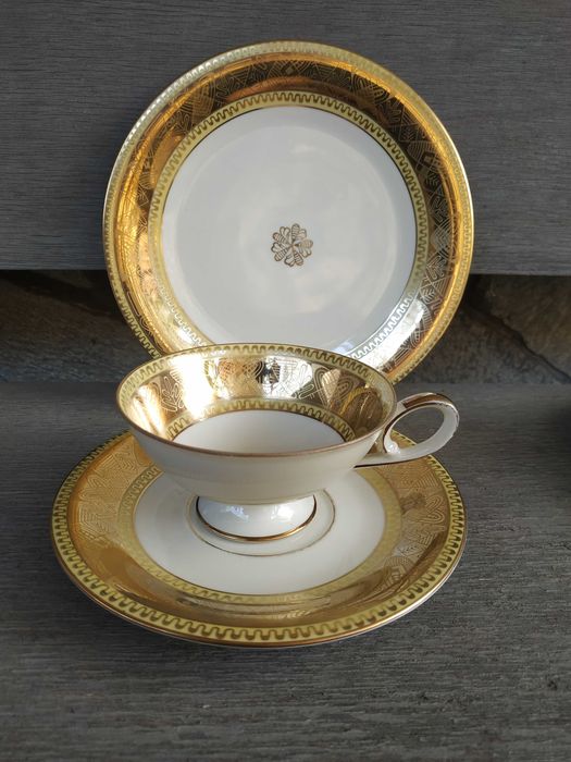 Чайное трио тройка чайне тріо трійка Германия Бавария Винтаж Фарфор