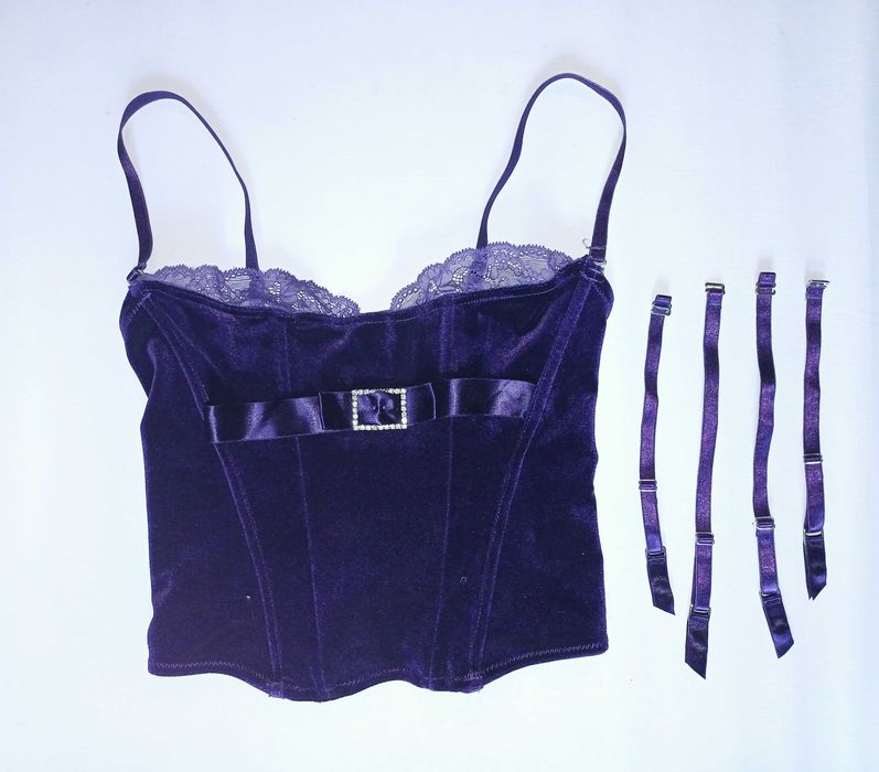 Корсет оксамитовий ann summers  розмір 36-38