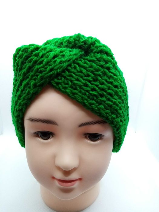 Opaska na głowę; turban, handmade; rękodzieło
