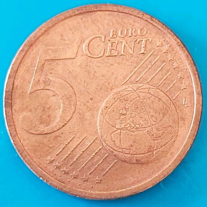 5 Cêntimos de 2002 * F * da Alemanha