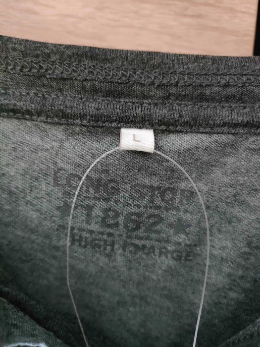 [NOWA] Koszulka męska z długim rękawem - certyfikat OEKO-TEX STANDARD