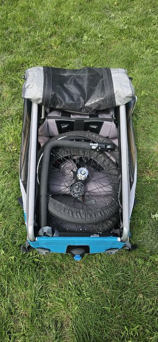 Qeridoo Kidgoo 1 przyczepka rowerowa + oś thru-axle 12m