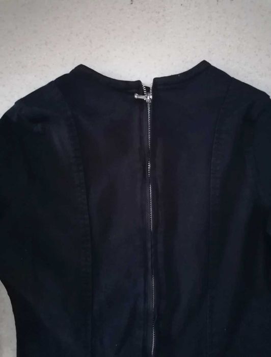 Vestido preto midi da Lefties, xs, novo com etiqueta