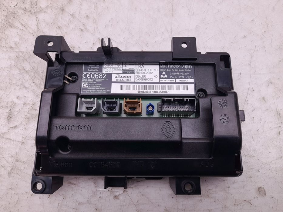 Display / ecrã de informações RENAULT Captur (J5_)