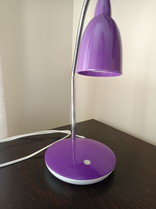 Candeeiro de Secretária Roxo Flexível
