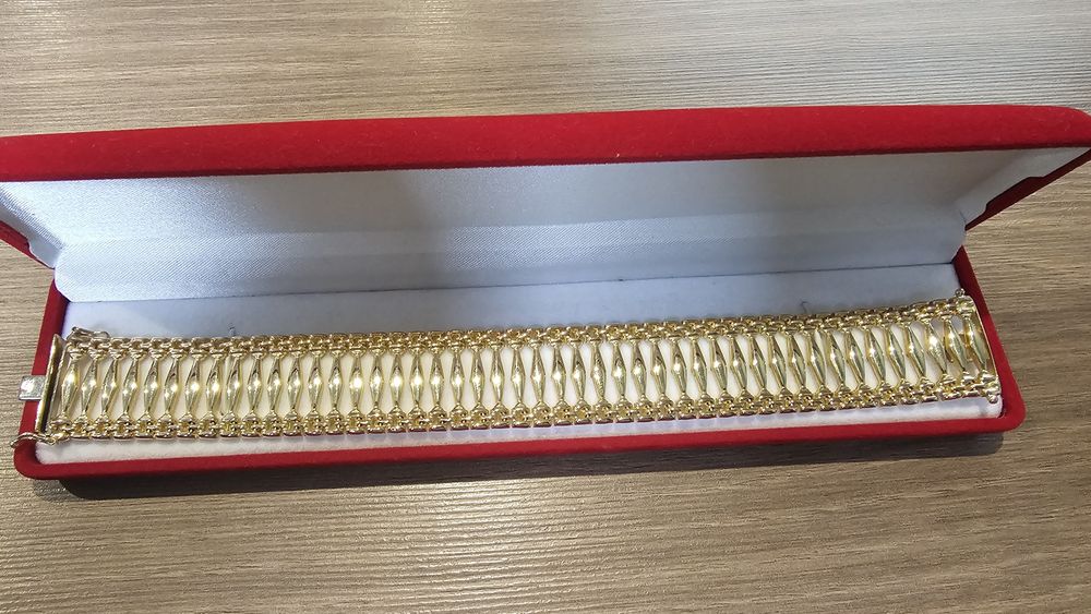 Złota bransoletka Kleopatra