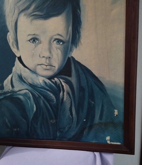 Quadro de Giovanni Bragolin da Série Gypsy, vintage das decadas 70/80