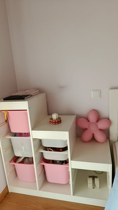 Estante de arrumaçao com caixas TROFAST