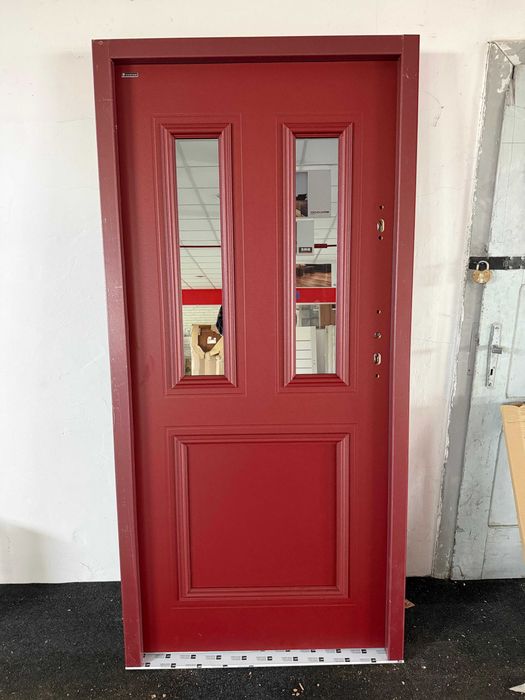 Drzwi zewnętrzne MARTOM ARKTIC 72 mm | Burgund | 90Prawe | 981x2056