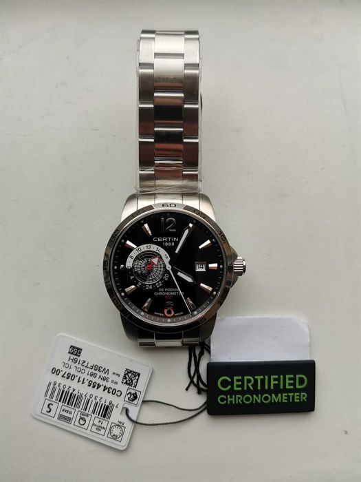 Новий швейцарський годинник Certina Ds Podium GMT / 41 мм