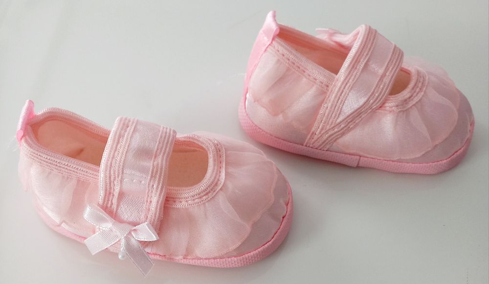 Opaska + buciki - różowe, dł. wkładki 10 cm