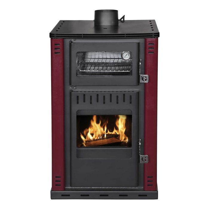 Piec na drewno 27,6kW ! piec, koza z płaszczem wodnym i piekarnikiem!