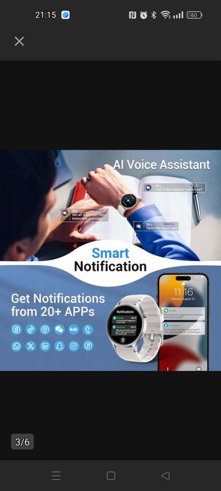 Fitpolo AR-01 Smartwatches Gray)