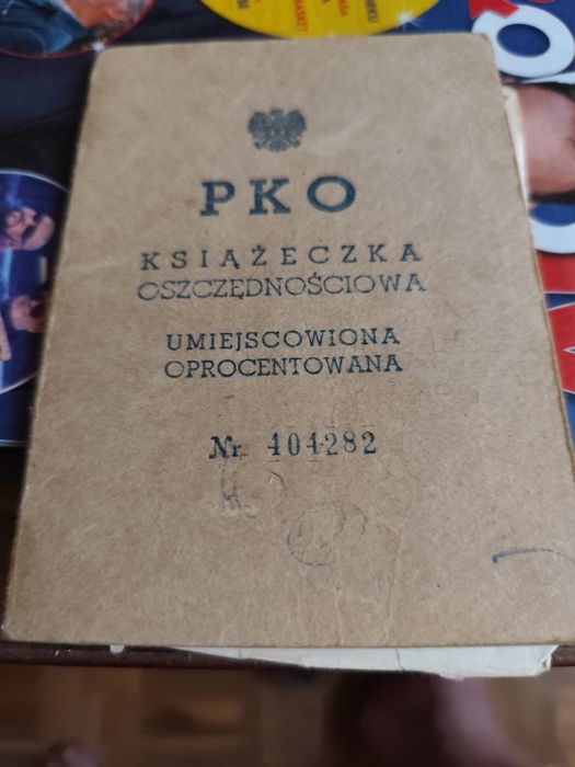 Książeczka PKO.  Oszczędnościową