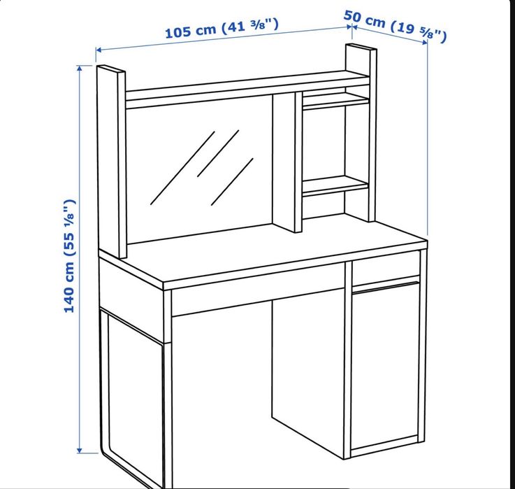 Biurko MICKE 105X50 IKEA