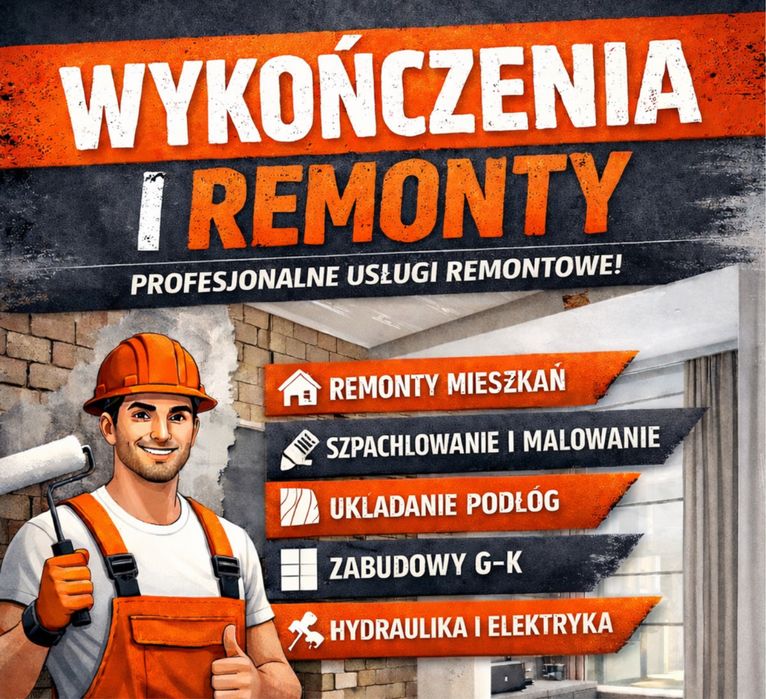 Wykończenie wnętrz i remonty