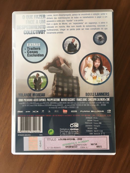 DVD filme “Louise - Michel”