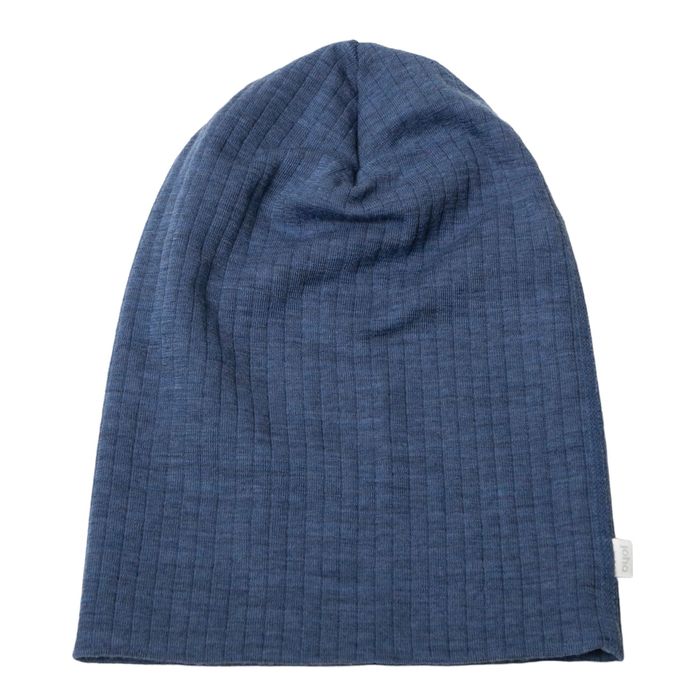 Damska welniana czapka merino beanie r.XS/M joha NOWA niebieska