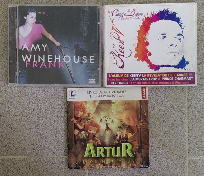 CD's Filmes Jogos