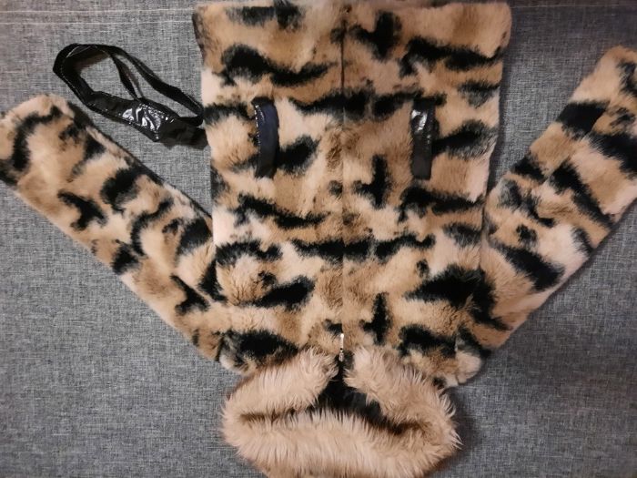 Шуба полушубок на 11-12 лет р. 38 + шапка в бонус