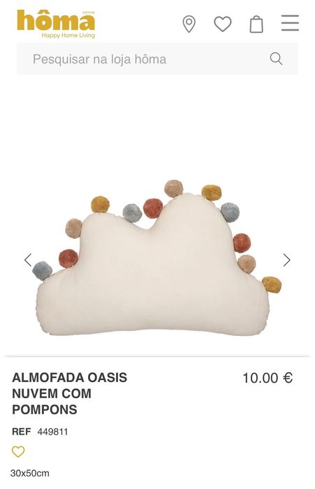 Almofada decorativa criança