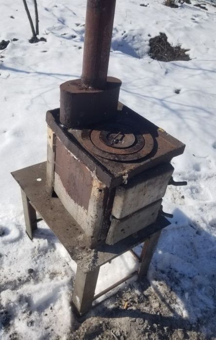 Буржуйка саморобна, пічка