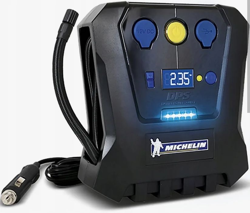 Kompresor pompka Michelin 12V 0,5 l 6,9 bar USB ładowarka