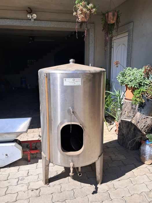 Relador inox e cubas 500lts e 250lts