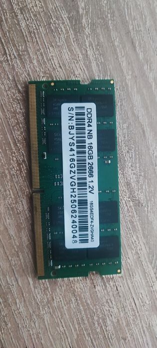 Продам DDR4 16GB 2666MHz SO-DIMM для ноутбука
