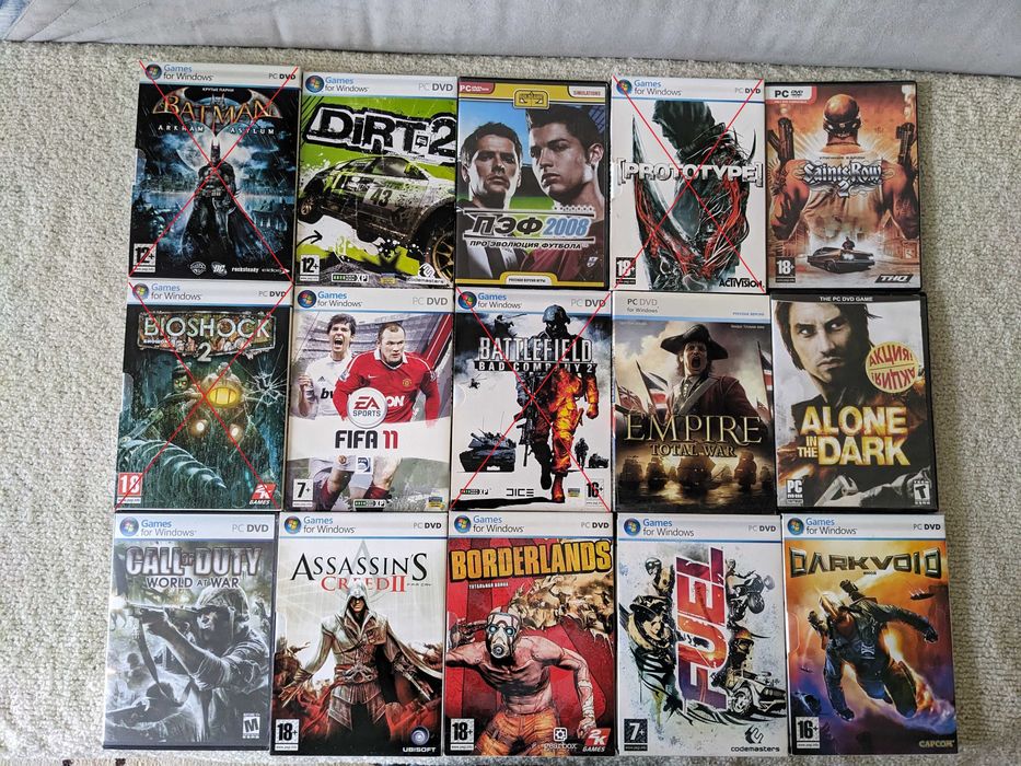 Ігри для ПК ,ігрові диски для PC