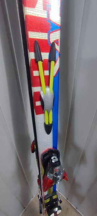 Лижі гірські Salomon Crossmax 185 см комплект з чохлом і палицям