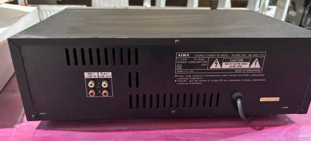 Aiwa AD-WX777 – dwukasetowy magnetofon typu cassette deck