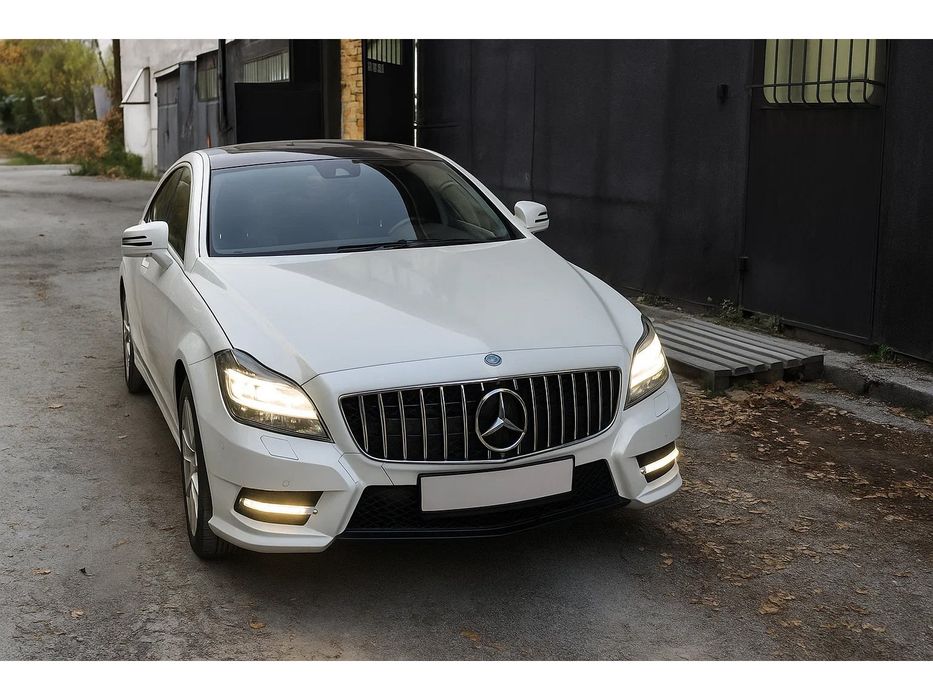 Передняя решетка GT для Mercedes CLS C218 2011-2018 гг. Cixtai ABS-пластик