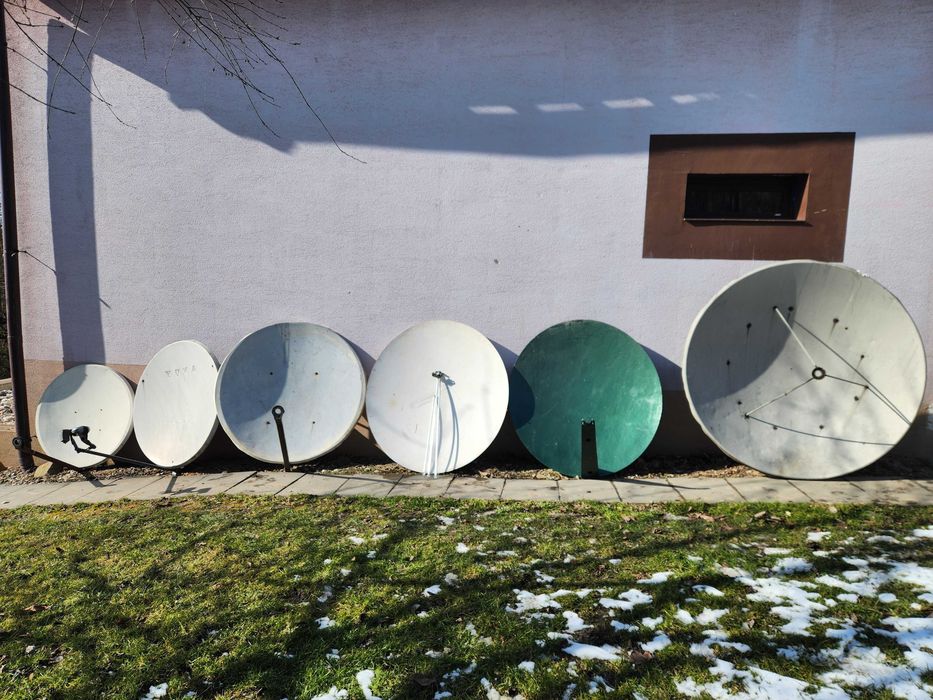 DUŻA ANTENA SATELITARNA 90cm 110cm 120cm 130cm 160cm kompletne sprawne