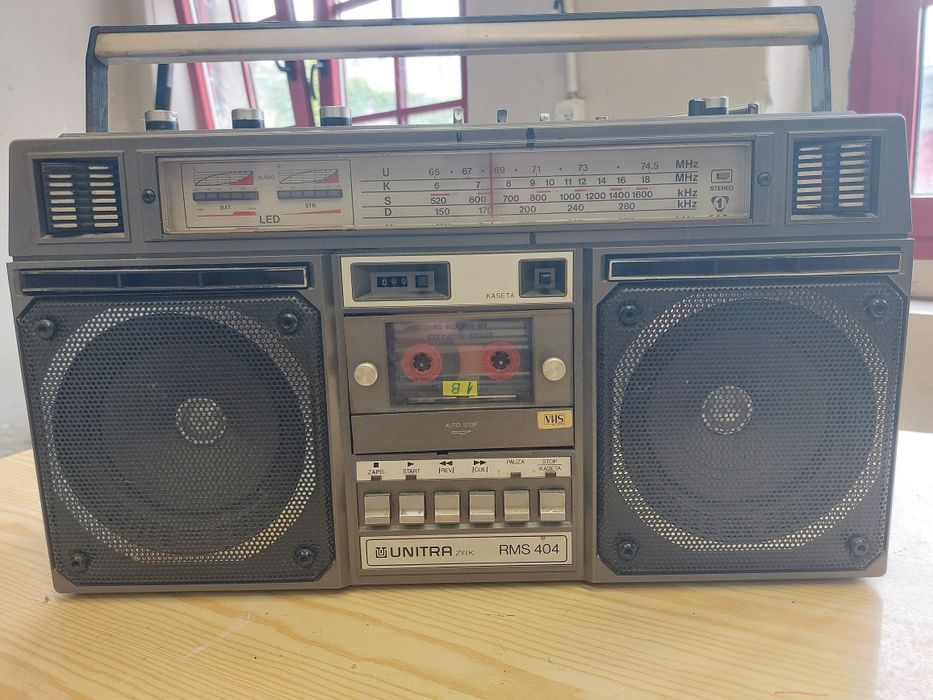 Magnetofon unitra zrk RMS 404 retro bombox