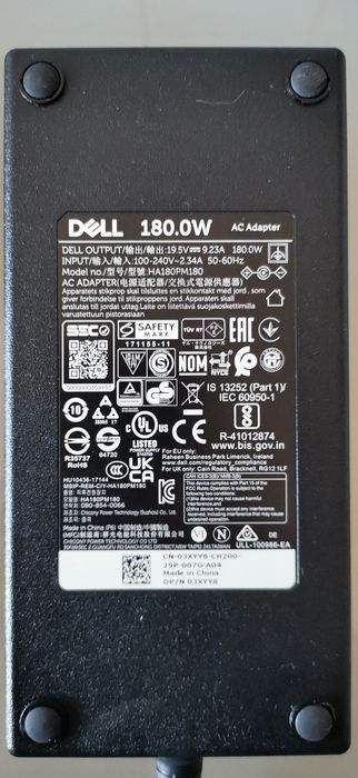 Carregador Dell 65/130/180 w