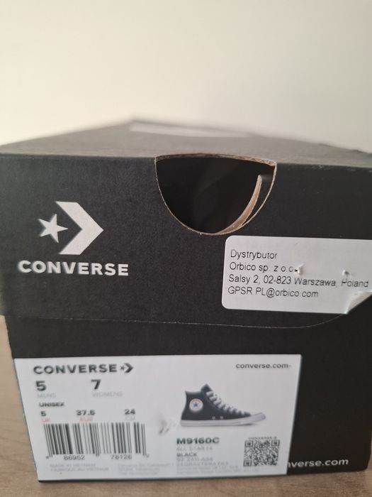 Buty  Converse Chuck Taylor All Star rozm. 37,5 TYLKO ODBIÓR OSOBISTY