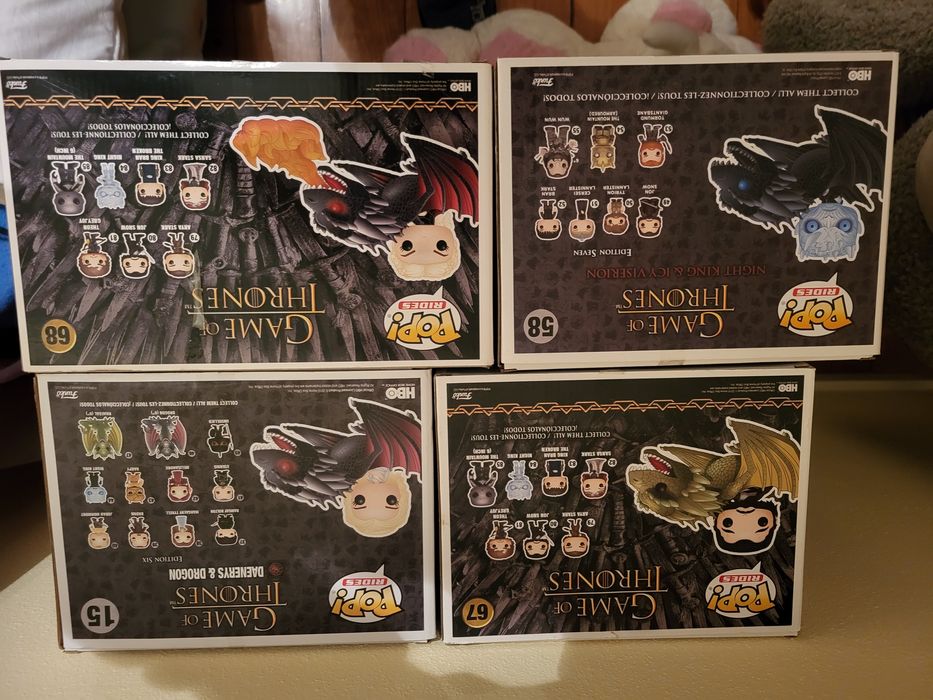 Pop Game of Thrones Night King Viserion Daenerys Drogon Jon Rhaegal