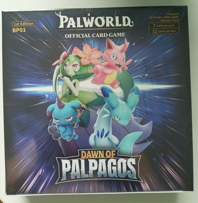 Palworld Dawn of Palpagos BP01 Booster Box TCG (1-wsza edycja)