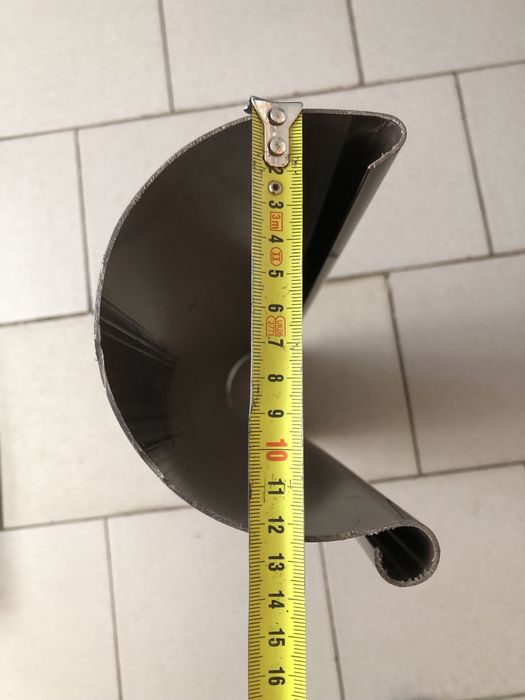 Ринва водостічна 125 мм / Bryza Cellfast / обрізки / водосточный желоб