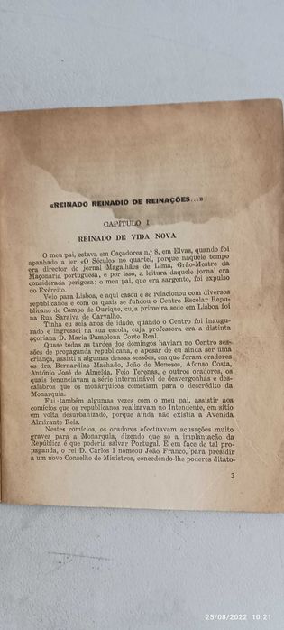 Livro Pa-3 - General Protero - Reinado de Reinações Reinadas