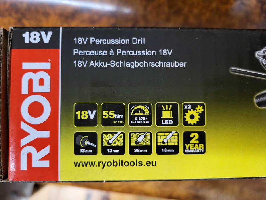 akumulatorowa wkrętarka udarowa Ryobi 18V R18PD-0